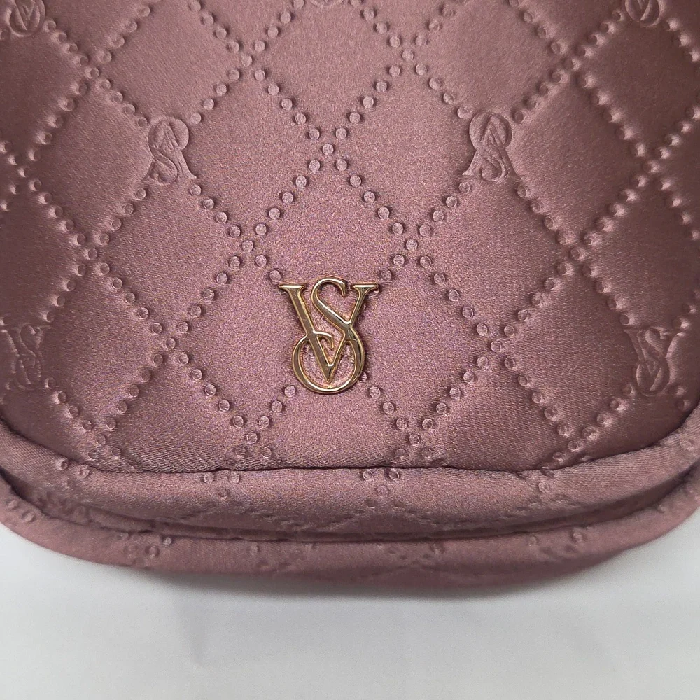 VS Quilted Crossbody Bag with Gold Logo - Picture 2 of 6